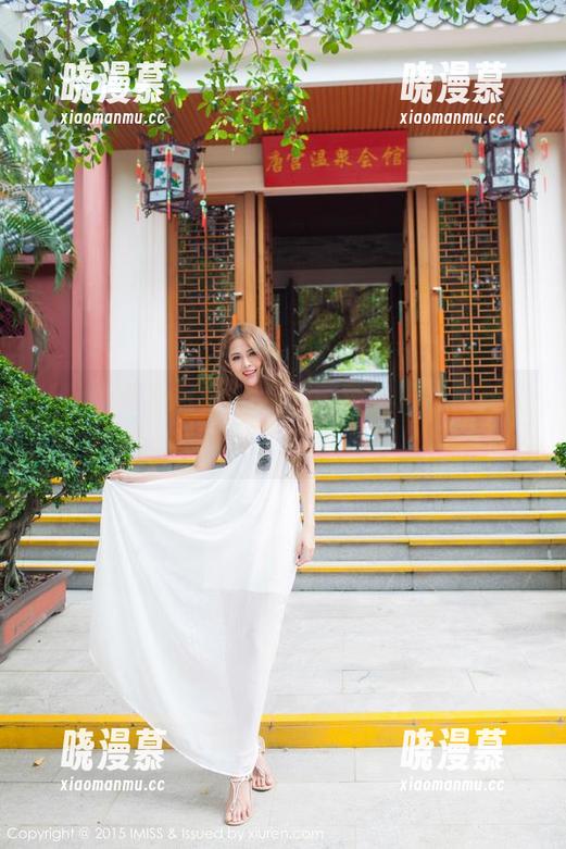 IMiss爱蜜社 - 小九月的新作：双人美图分享，不知道她的选择是谁哦。