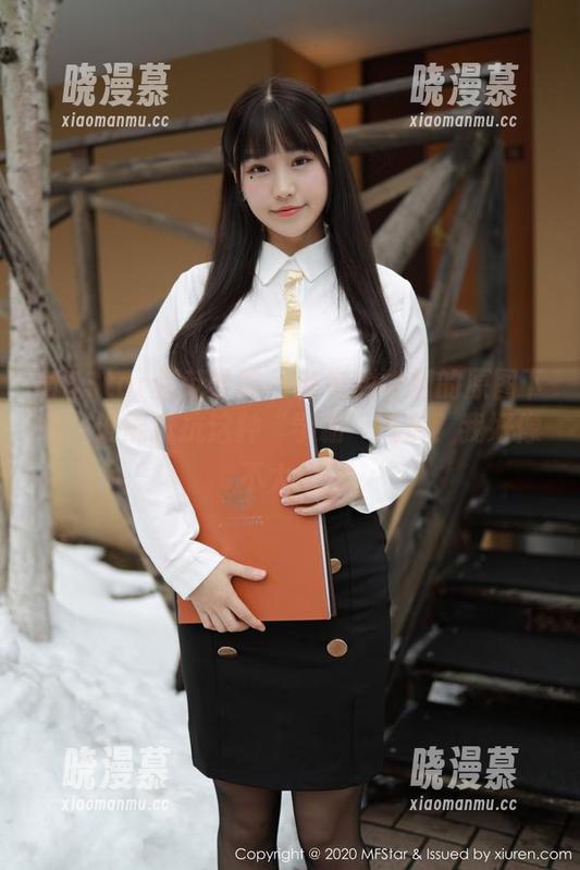 MFStar模范学院 - 韩好甜学姐的原图下载，谁能抵抗这种“学霸”气质？我好像不太行...