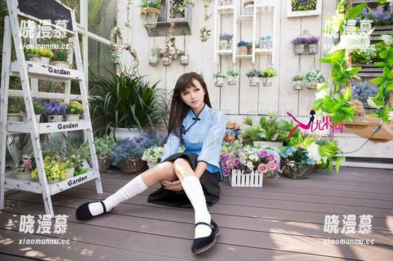 UGirls尤果网 - 张栩菲这次全套写真，白丝加持，不说了，某种东西在悸动…