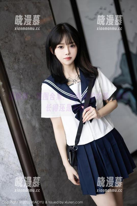 语画界 - 美图合集：蜜桃酱的女孩，果然长得还是不错的
