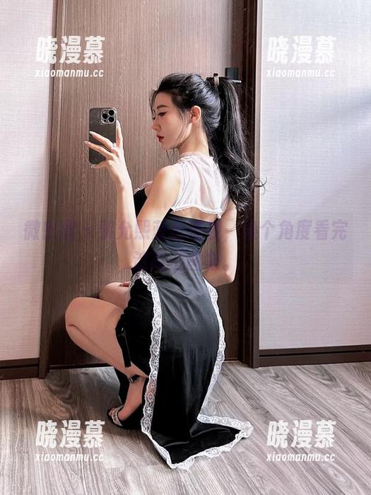 微密圈 - 黎允熙蓝色透视，换个角度看完这高清图集。